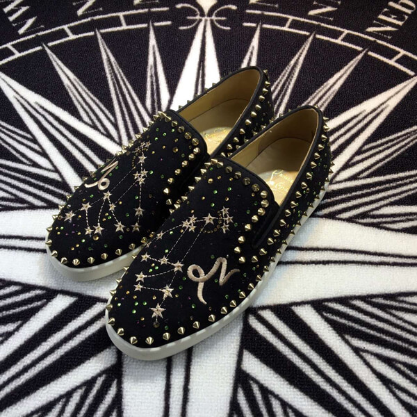 16AW クリスチャン ルブタンコピー スリッポン Christian Louboutin ☆Boat Flat Python Clark 3150443B003